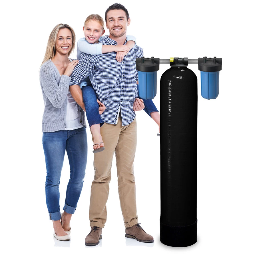 Non-Backwashing Whole House Carbon Water Filter (10″ Full-Flow Housings Sediment Pre & Post Filters & 1″ Ports) 1 Non-Backwashing Whole House Carbon Water Filter (10″ Full-Flow Housings Sediment Pre & Post Filters & 1″ Ports)