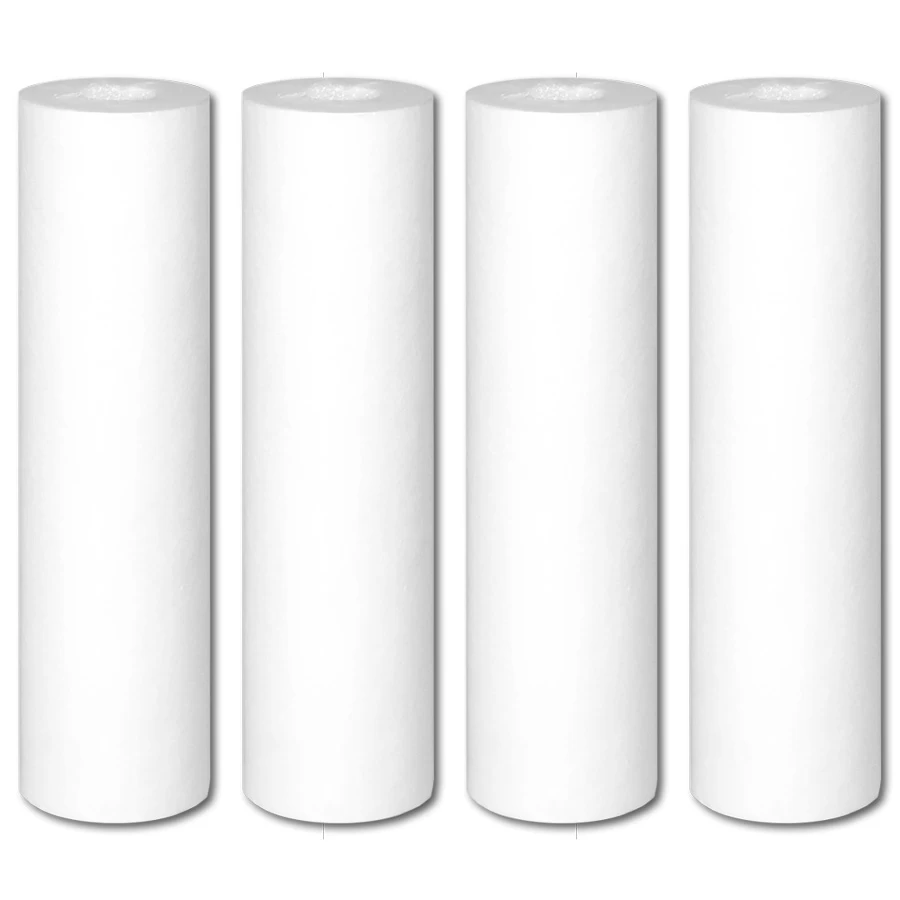4-Pack Of 5 Micron Melt Blown Sediment Cartridges 1 4-Pack Of 5 Micron Melt Blown Sediment Cartridges