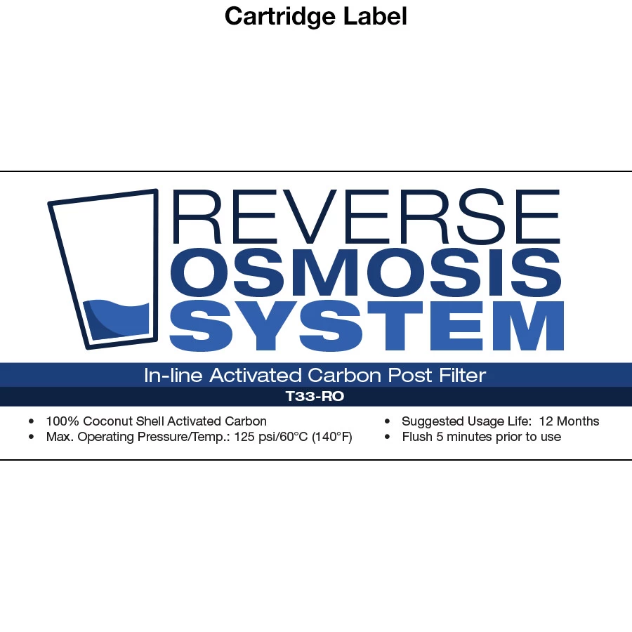 CA Ware T33-RO, RO Post Filter 2 CA Ware T33-RO, RO Post Filter - Image 2