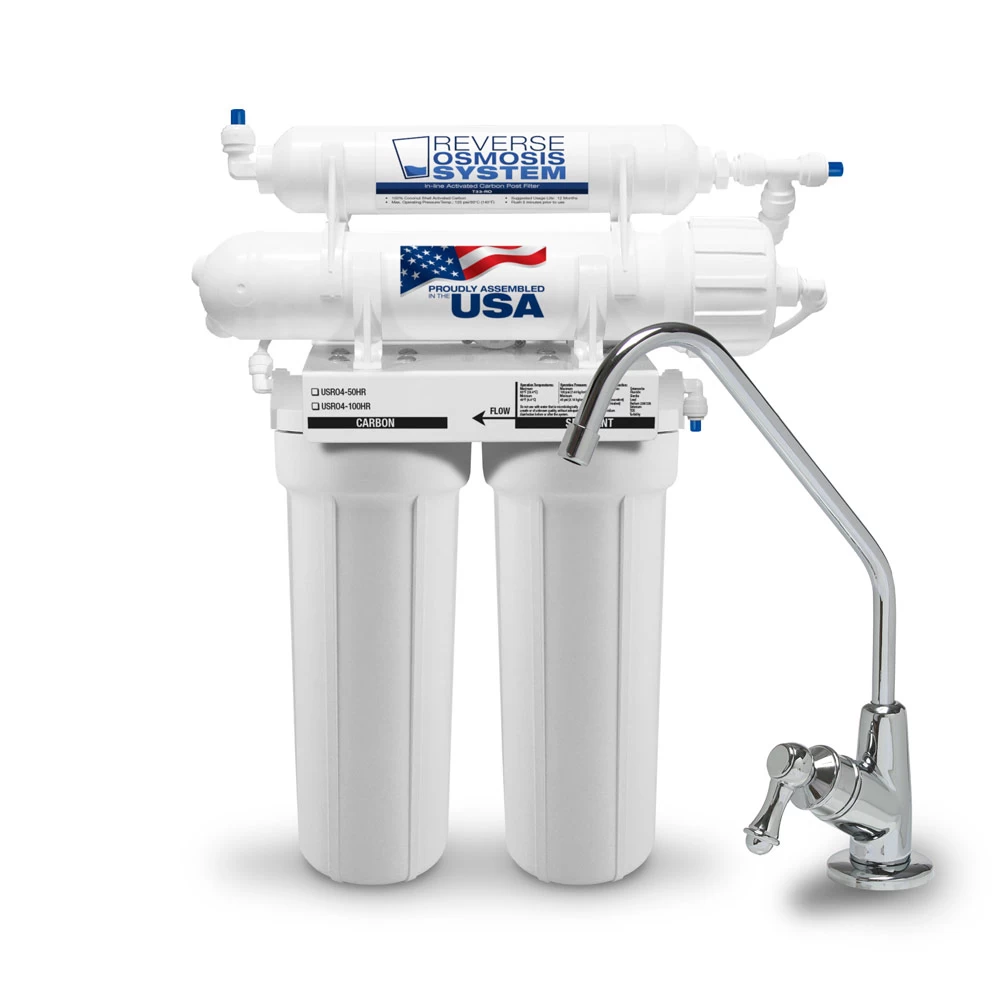 4 Stage Reverse Osmosis System, H2O USRO4-JG 1 4 Stage Reverse Osmosis System, H2O USRO4-JG