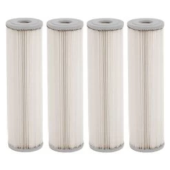 4-Pack Of Harmsco 5 Micron Pleated Sediment Cartridges