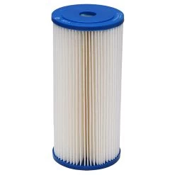 Harmsco Calypso Blue WaterBetter 9-3/4″ X 4-1/2″, (0.35, 1, 5, 10, 20 Or 50 Micron) Micron Pleated Sediment Cartridge (10 GPM, 9.5 Sq Ft Media)