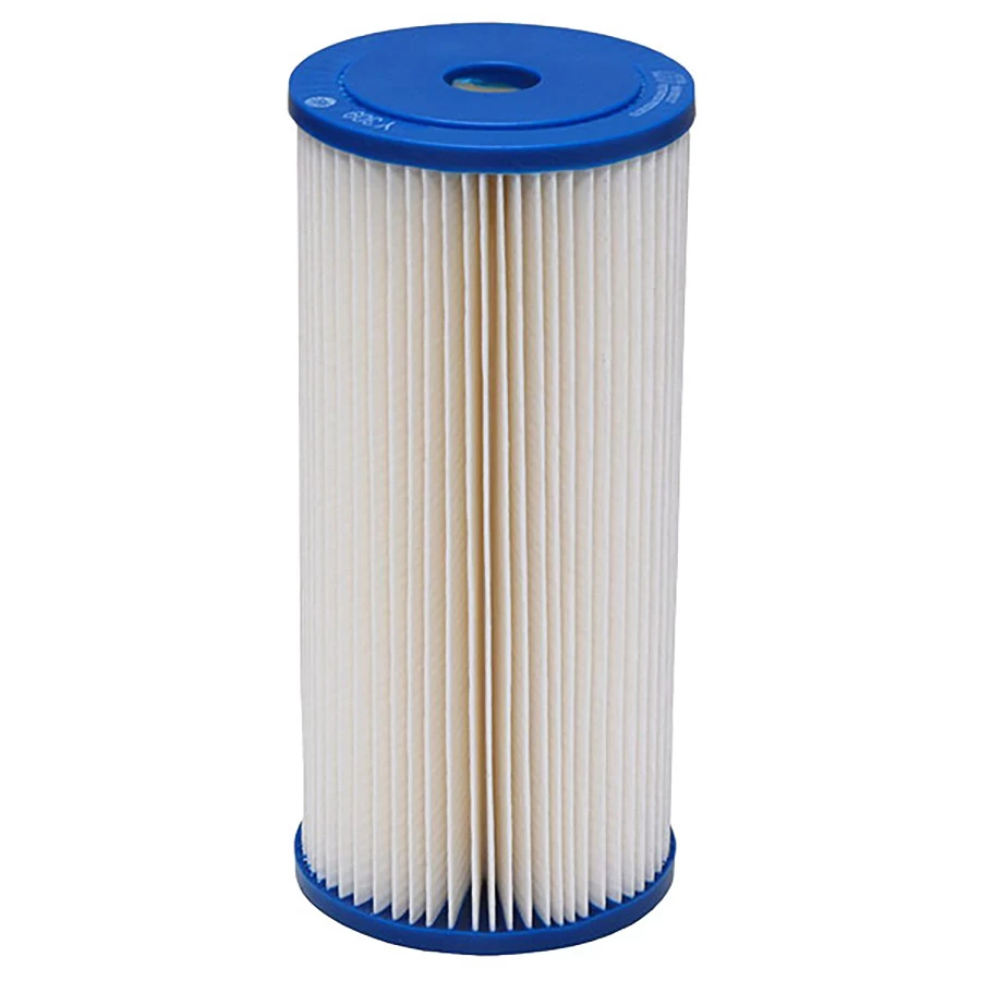 Harmsco Calypso Blue WaterBetter 9-3/4″ X 4-1/2″, (0.35, 1, 5, 10, 20 Or 50 Micron) Micron Pleated Sediment Cartridge (10 GPM, 9.5 Sq Ft Media) 1 Harmsco Calypso Blue WaterBetter 9-3/4″ X 4-1/2″, (0.35, 1, 5, 10, 20 Or 50 Micron) Micron Pleated Sediment Cartridge (10 GPM, 9.5 Sq Ft Media)