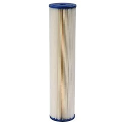 Harmsco Calypso Blue WaterBetter 20″ X 4-1/2″ (0.35, 1, 5, 10, 20 Or 50 Micron) Pleated Sediment Cartridge (20 GPM, 21 Sq Ft Media)