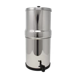 British Berkefeld/Doulton 6.0 L Stainless Steel Gravity Water Filter Includes (2) 7″ Ultra Sterasyl Candles